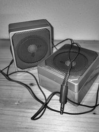 Close-up of laptop on table at home