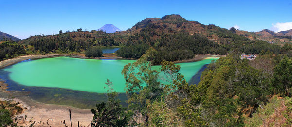 Scenic view of lake