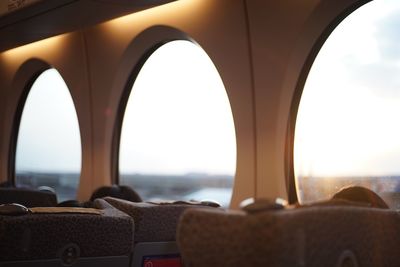 Close-up of window against sky