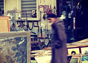 Man working at store