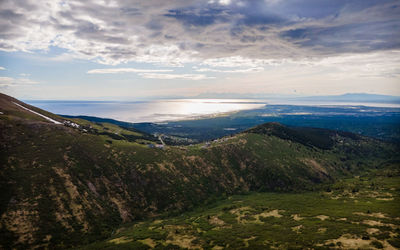 Scenic view of landscape against sky