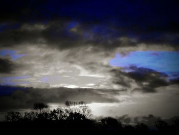 Scenic view of cloudy sky