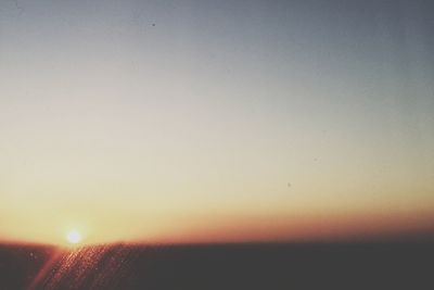 Scenic view of sunset