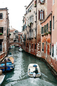 View of canal in venice