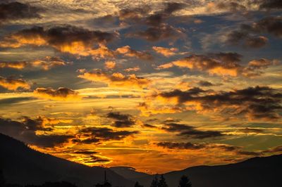 Scenic view of dramatic sky