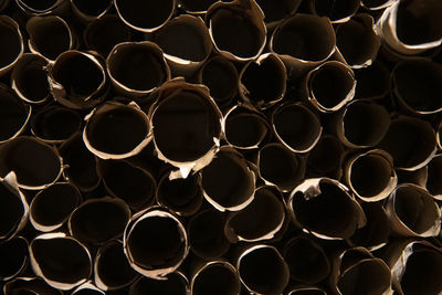 Full frame shot of bamboos