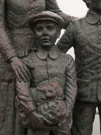 Close-up of old statue