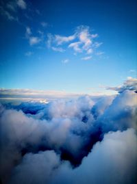 Low angle view of clouds in sky