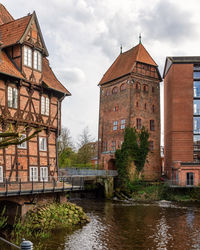 Beautiful view of the stint market in lüneburg, lower saxony, germany