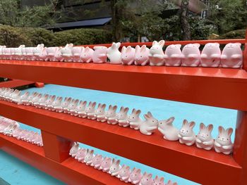 Okazaki shrine in kyoto with a theme of rabbit