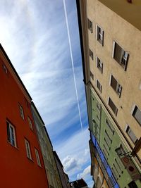 Low angle view of building against sky