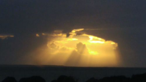 Scenic view of sky during sunset