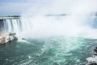 View of waterfall