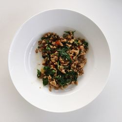 Close-up of salad in plate