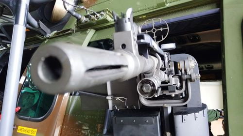 Close-up of machine part