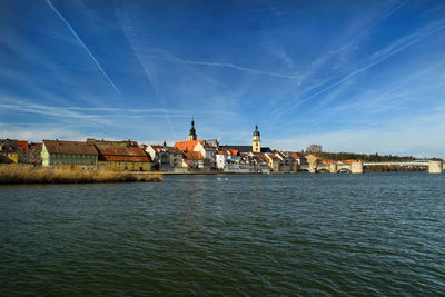 Buildings at waterfront