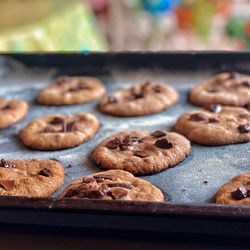 Close-up of cookies