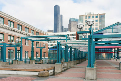 Seattle, washington, usa. march 2020. central railway station