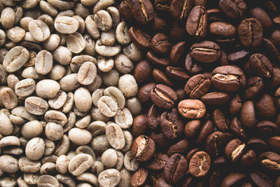 Full frame shot of coffee beans