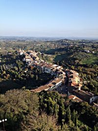 High angle view of cityscape