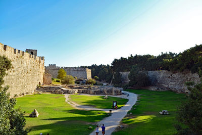 Panoramic view of park against sky