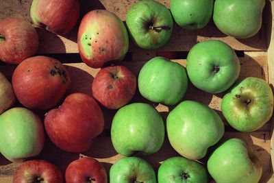 Full frame shot of apples