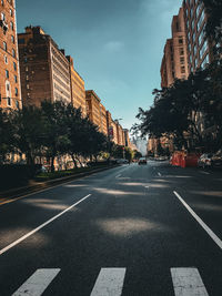 View of city street