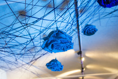 Low angle view of decoration hanging on ceiling