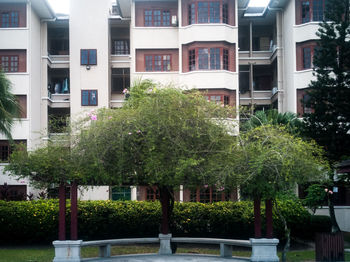 View of apartment building