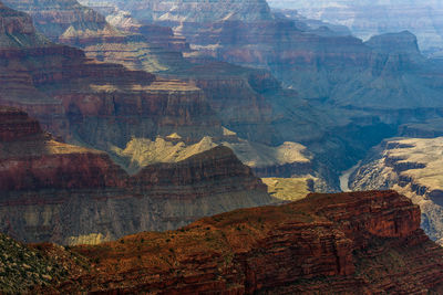 Rock formations on mountain