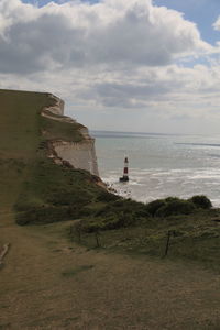 Lighthouse and the sea
