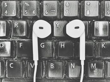 Close-up of computer keyboard