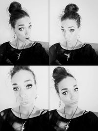 Portrait of young woman