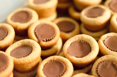 Full frame shot of cupcakes