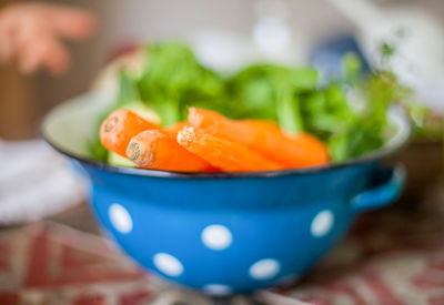 Close-up of food in plate