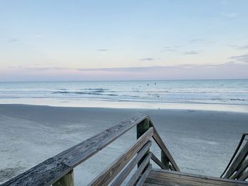 Folly beach at sunset