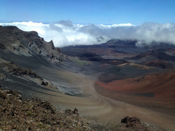 Scenic view of mountains