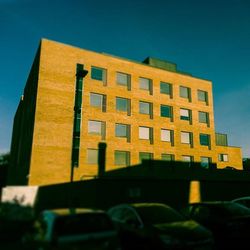 Low angle view of building against sky