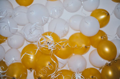 Full frame shot of balloons