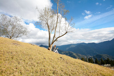 Scenic view of landscape against sky