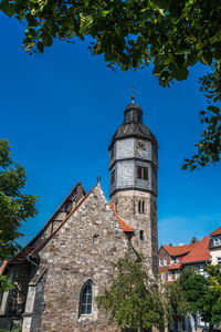 Low angle view of building against sky