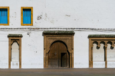 Facade of old building