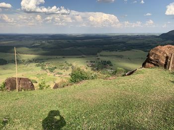 Scenic view of landscape against sky