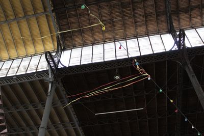 Low angle view of building roof