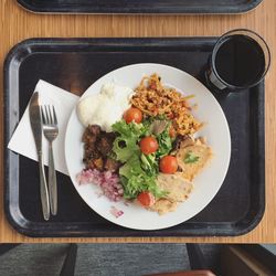 Close-up of food in plate