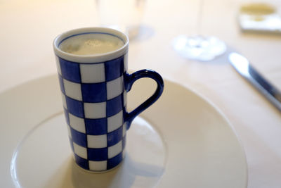 Close-up of coffee cup