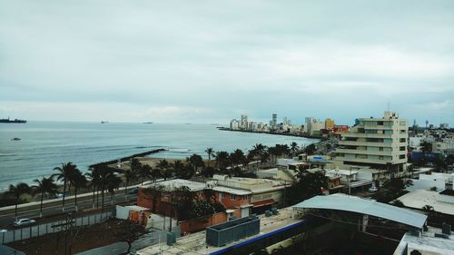 Panoramic view of sea against sky