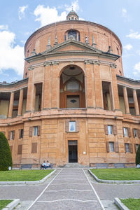 Low angle view of historical building against sky