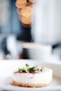 Close-up of cake on plate