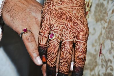 Close-up of human hands